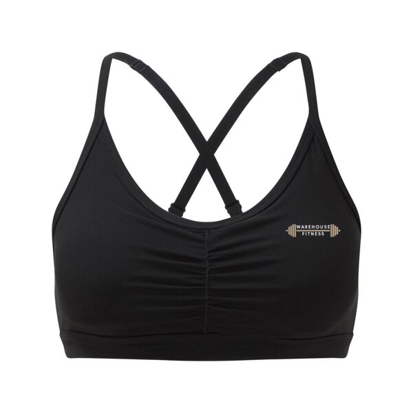 Women's Ruched Sports Bra Thumbnail